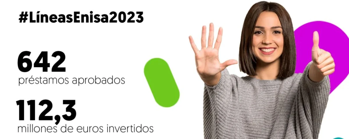 Enisa cierra ejercicio con más de 112 millones en préstamos a emprendedores